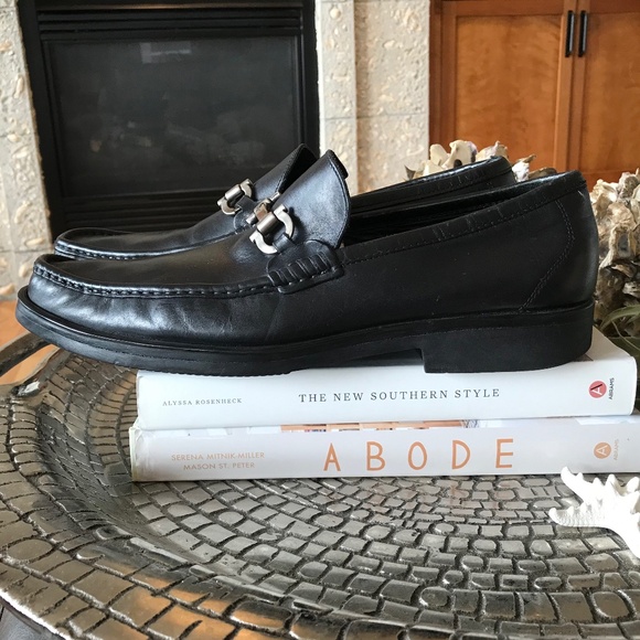 SALVATORE FERRAGAMO BLACK LOAFER VIBRAM SOLE - Picture 4 of 12